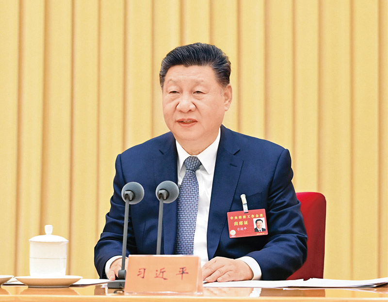 2025年12月10日至11日，中央經濟工作會議在北京舉行。中共中央總書記、國家主席、中央軍委主席習近平出席會議并發表重要講話。 新華社記者 燕雁/攝